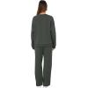 imageXIEERDUO Sweatsuits Women 2 Piece Outfit Matching Lounge Sets Fall Outfits 2025 Fashion Clothing Crewneck Track SuitsDark Grey
