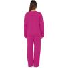 imageXIEERDUO Sweatsuits Women 2 Piece Outfit Matching Lounge Sets Fall Outfits 2025 Fashion Clothing Crewneck Track SuitsHot Pink