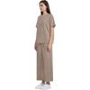 imageXIEERDUO Womens 2 Piece Outfits For Women Loose Pajamas Pullover Tops And Wide Leg Pants Lounge Sets Tracksuit Sweatsuit08khaki