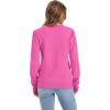 imageWomens Sweaters Fall Fashion 2025 Long Sleeve Button Cuff Soft Knit Pullover Trendy Tops Dressy Casual BlousesPink