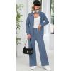 imageXIEERDUO Womens 2 Piece Lounge Sets Full Zip Up Sweatsuit Wide Leg Tracksuit Workout Outfits Fashion Airport WearBlue