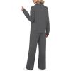 imageXIEERDUO Womens 2 Piece Lounge Sets Full Zip Up Sweatsuit Wide Leg Tracksuit Workout Outfits Fashion Airport WearDark Grey