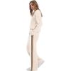 imageXIEERDUO 2 Piece Sets for Women Fall Fashion Must Have Teachers Airport Outfits 2025 Winter Clothing Lounge Sets SweatsuitsDcream