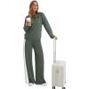 imageXIEERDUO 2 Piece Sets for Women Fall Fashion Must Have Teachers Airport Outfits 2025 Winter Clothing Lounge Sets SweatsuitsEgreen