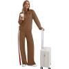 imageXIEERDUO 2 Piece Sets for Women Fall Fashion Must Have Teachers Airport Outfits 2025 Winter Clothing Lounge Sets SweatsuitsGcaramel