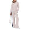 imageXIEERDUO 2 Piece Sets for Women Fall Fashion Must Have Teachers Airport Outfits 2025 Winter Clothing Lounge Sets SweatsuitsBbeige