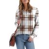 imageXIEERDUO Thermal Long Sleeve Shirts for Women Henley Fall Womens Tops Dressy Casual Winter Clothes S3XlGrid