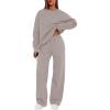 imageXIEERDUO Sweatsuits Women 2 Piece Outfit Matching Lounge Sets Fall Outfits 2025 Fashion Clothing Crewneck Track Suits
