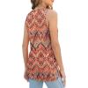 imageXIEERDUO Womens Tank Tops Crewneck Loose Fit Basic Casual Summer Side Split Sleeveless ShirtsEbboho Floral