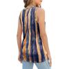 imageXIEERDUO Womens Tank Tops Crewneck Loose Fit Basic Casual Summer Side Split Sleeveless ShirtsGtie Dye Print