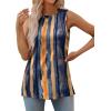 imageXIEERDUO Womens Tank Tops Crewneck Loose Fit Basic Casual Summer Side Split Sleeveless ShirtsGtie Dye Print