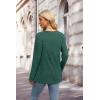 imageXIEERDUO Sweater for Women Winter Clothing Long Sleeve Shirts Fall Fashion Must Haves Comfiest Airport Outfits TrendyDark Green