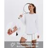imageXIEERDUO Womens Workout Tops Long Sleeve Quick Dry UPF 50 Sun Protection Shirts for Hiking Running S3XL01 White