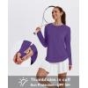 imageXIEERDUO Womens Workout Tops Long Sleeve Quick Dry UPF 50 Sun Protection Shirts for Hiking Running S3XL11 Purple