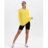 imageXIEERDUO Womens Workout Tops Long Sleeve Quick Dry UPF 50 Sun Protection Shirts for Hiking Running S3XL19 Yellow