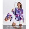imageXIEERDUO Womens Workout Tops Long Sleeve Quick Dry UPF 50 Sun Protection Shirts for Hiking Running S3XL21 Tie Dye Purple Floral