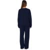 imageXIEERDUO Plus Size Sweatsuits Women 2 Piece Outfit Matching Lounge Sets Winter Clothing Airport Outfits Fall Fashion Must Haves Fleece Lined Track Suits Navy Blue XL