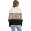 imageWomens Sweaters Fall Fashion 2025 Long Sleeve Button Cuff Soft Knit Pullover Trendy Tops Dressy Casual BlousesWhite Brown Black