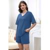 imageXIEERDUO Lounge Sets for Women Shorts Summer Pajamas for Women Set Sleepwear 2 Piece Sets Airport Vacation OutfitsBlue