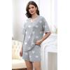 imageXIEERDUO Lounge Sets for Women Shorts Summer Pajamas for Women Set Sleepwear 2 Piece Sets Airport Vacation OutfitsGrey Star