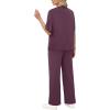 imageXIEERDUO Womens Side Slit Lounge Sets 2 Piece Travel Outfits Airport Tracksuit Oversized Wide Leg Loungewear S3XLPurple