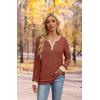 imageXIEERDUO Sweater for Women Winter Clothing Long Sleeve Shirts Fall Fashion Must Haves Comfiest Airport Outfits TrendyZcaramel