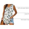 imageXIEERDUO Womens Tank Tops V Neck Basic Solid Color Casual Flowy Summer Sleeveless01white Print