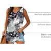 imageXIEERDUO Womens Tank Tops V Neck Basic Solid Color Casual Flowy Summer Sleeveless03stripeprint