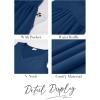 image:imageXIEERDUO Summer Dresses for Women 2026 Casual Classy Dress V Neck Swimsuit Coverups Fashion ClothingAll Navy Blue