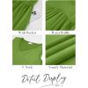 image:imageXIEERDUO Summer Dresses for Women 2026 Casual Classy Dress V Neck Swimsuit Coverups Fashion ClothingAll Olive