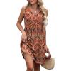image:imageXIEERDUO Summer Dresses for Women 2026 Casual Classy Dress V Neck Swimsuit Coverups Fashion ClothingBoho