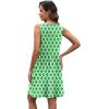 image:imageXIEERDUO Summer Dresses for Women 2026 Casual Classy Dress V Neck Swimsuit Coverups Fashion ClothingGreen Plaid