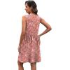 image:imageXIEERDUO Summer Dresses for Women 2026 Casual Classy Dress V Neck Swimsuit Coverups Fashion ClothingRed Boho