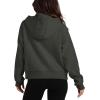 image:imageXIEEREDUO Womens Sweatshirts Half Zip Cropped Pullover Casual Quarter Zipper Hoodies Fall Outfits Clothes