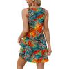 image:imageXIEERDUO Summer Dresses for Women 2026 Beach Vacation Clothes V Neck Button Sundresses with PocketsA Floral 02