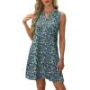 image:imageXIEERDUO Summer Dresses for Women 2026 Beach Vacation Clothes V Neck Button Sundresses with PocketsA Floral 03