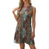 image:imageXIEERDUO Summer Dresses for Women 2026 Beach Vacation Clothes V Neck Button Sundresses with PocketsA Floral 07
