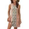image:imageXIEERDUO Summer Dresses for Women 2026 Beach Vacation Clothes V Neck Button Sundresses with PocketsA Floral 08