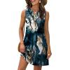 image:imageXIEERDUO Summer Dresses for Women 2026 Beach Vacation Clothes V Neck Button Sundresses with PocketsA Floral 09