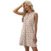 image:imageXIEERDUO Summer Dresses for Women 2026 Beach Vacation Clothes V Neck Button Sundresses with PocketsA Floral 10