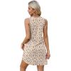 image:imageXIEERDUO Summer Dresses for Women 2026 Beach Vacation Clothes V Neck Button Sundresses with PocketsA Floral 10