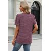 image:imageXIEERDUO Womens Tops Summer Short Sleeve Sweater Dressy Casual Blouses Business Trendy Tunic Shirts Fashion Clothes 2026Purple