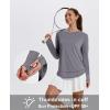 image:imageXIEERDUO Womens Workout Tops Long Sleeve Quick Dry UPF 50 Sun Protection Shirts for Hiking Running S3XL01 Grey
