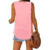 image:imageXIEERDUO Tank Top for Women Loose Fit V Neck Basic Soft Flowy Comfy Casual Sleeveless S