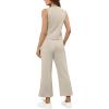 image:imageXIEERDUO Two Piece Lounge Sets for Women Summer Vacation Beach Travel Airport Outfits Casual Cruise Fashion 2026Apricot
