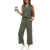 image:imageXIEERDUO Two Piece Lounge Sets for Women Summer Vacation Beach Travel Airport Outfits Casual Cruise Fashion 2026Olive Green