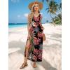image:imageXIEERDUO Maxi Dresses for Women 2026 Beach Vacation Clothes Sleeveless Summer Boho Sundresses with Pockets S2XlAred Leaf