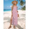 image:imageXIEERDUO Maxi Dresses for Women 2026 Beach Vacation Clothes Sleeveless Summer Boho Sundresses with Pockets S2XlPink Dots