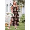 image:imageXIEERDUO Maxi Summer Dresses for Women 2026 Beach Vacation Clothes Spring Boho Cruise Sundresses with Pockets S2XlBlack Flower
