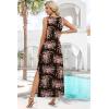 image:imageXIEERDUO Maxi Summer Dresses for Women 2026 Beach Vacation Clothes Spring Boho Cruise Sundresses with Pockets S2XlBlack Flower